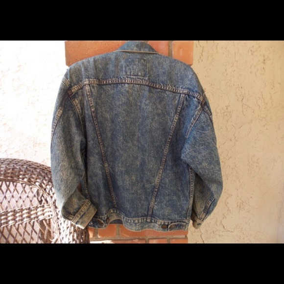 1980s Vintage Levi Jean Trucker Jacket Size Small - Picture 4 of 5